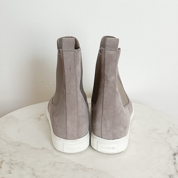 NEW Vince 'Newlyn' Norman High Top Sneaker Woodsmoke Size 8.5 US 38.5 EU - Picture 6 of 9